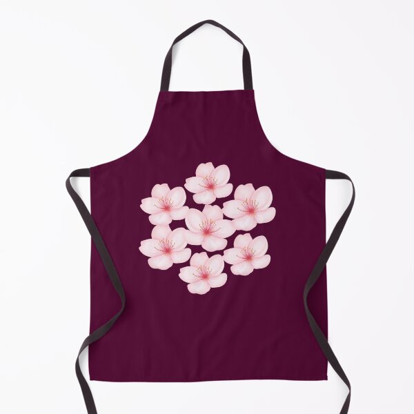 Item preview, Japanese Cherry Blossom on Deep Plum Gradient Pattern designed and sold by Jyoti-Quotes.