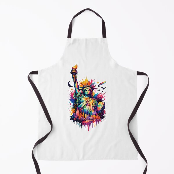 Item preview, Colorful Statue of Liberty Skyline designed and sold by AchraffPrint.