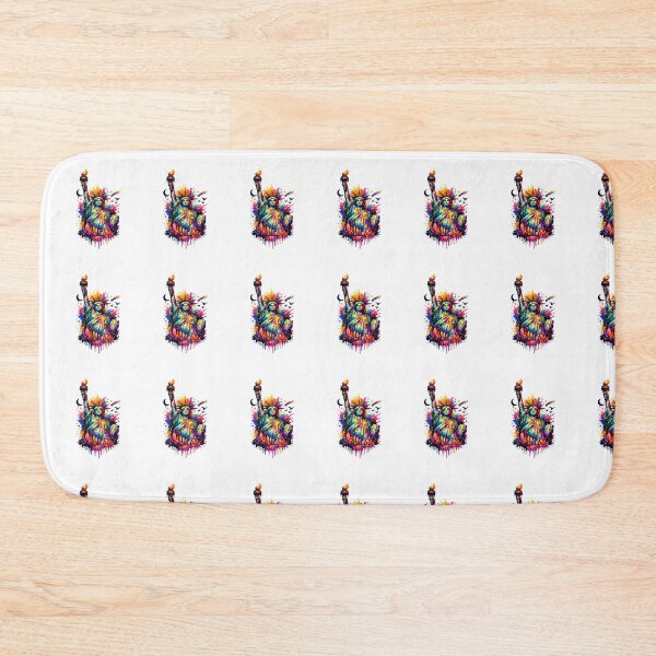 Item preview, Colorful Statue of Liberty Skyline designed and sold by AchraffPrint.