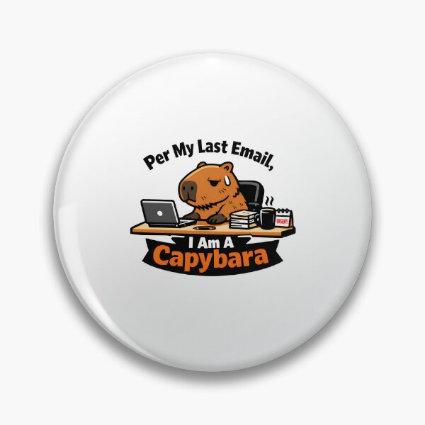 Item preview, Funny Corporate Burnout Capybara Per My Last Email designed and sold by yanejoy.