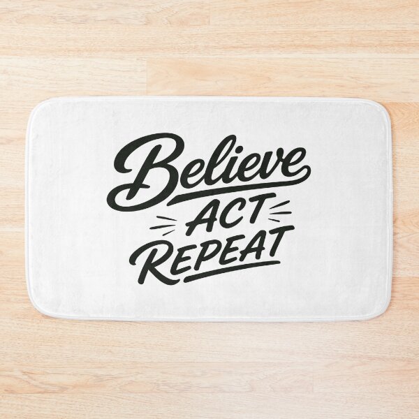 Item preview, Believe Act Repeat – Positive Mindset designed and sold by Verse & Vibes.