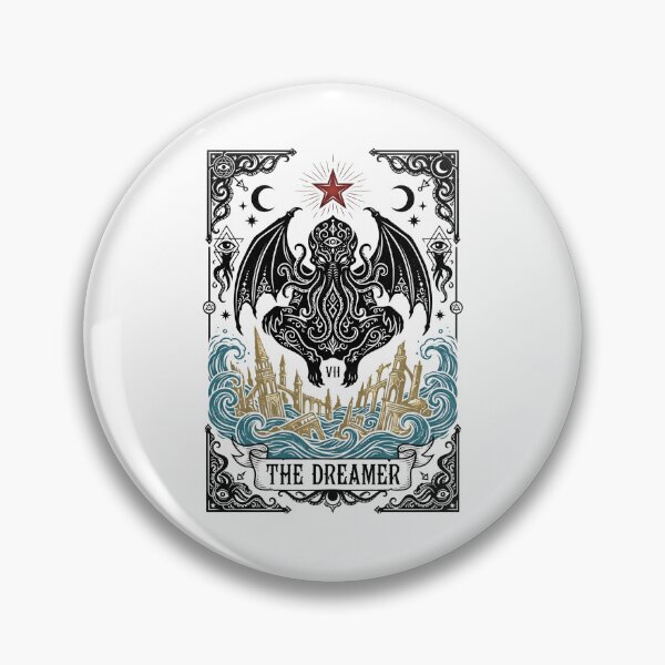 Item preview, The Dreamer Tarot Card Cthulhu Sunken Ruins Rlyeh Gothic designed and sold by Fenay Designs.