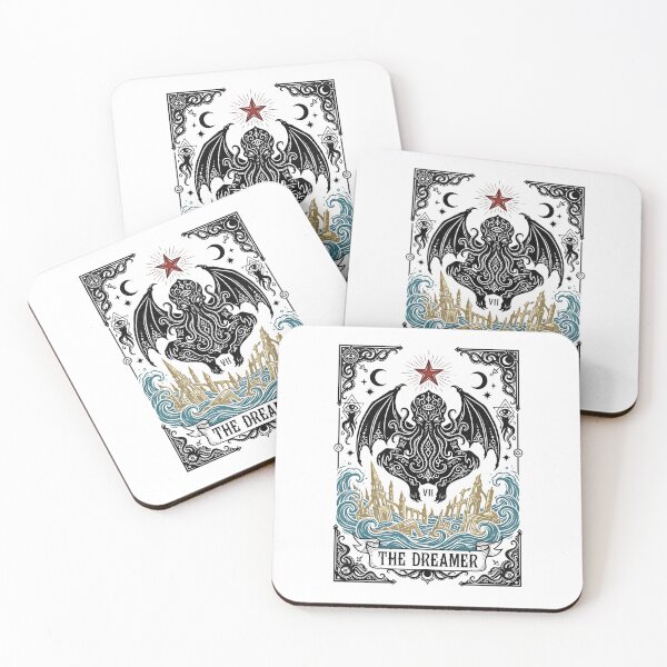 Item preview, The Dreamer Tarot Card Cthulhu Sunken Ruins Rlyeh Gothic designed and sold by Fenay Designs.