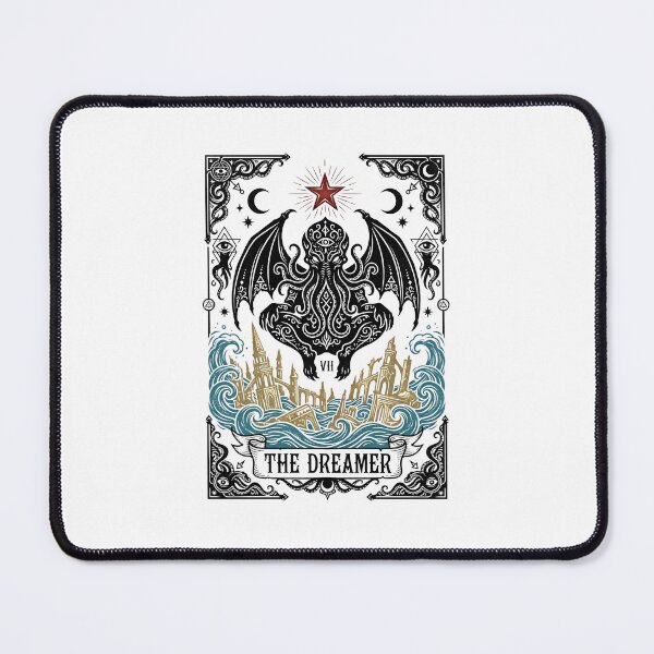 Item preview, The Dreamer Tarot Card Cthulhu Sunken Ruins Rlyeh Gothic designed and sold by Fenay Designs.