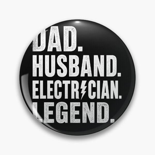 Item preview, Electrician Dad Husband Legend – Retro Father’s Day Design designed and sold by viectory.