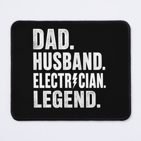 Item preview, Electrician Dad Husband Legend – Retro Father’s Day Design designed and sold by viectory.