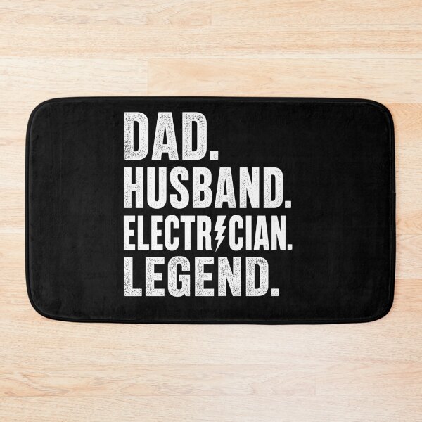 Item preview, Electrician Dad Husband Legend – Retro Father’s Day Design designed and sold by viectory.