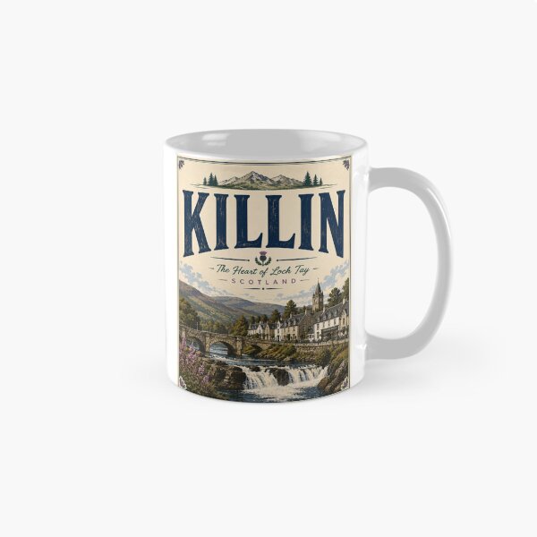 Item preview, Killin Village in Scotland designed and sold by PamLeeDesign.