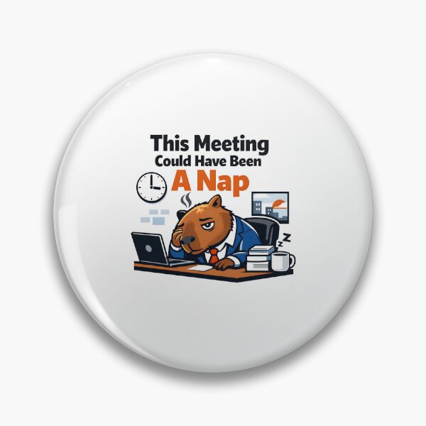 Item preview, Funny Capybara This Meeting Could Have Been A Nap designed and sold by yanejoy.