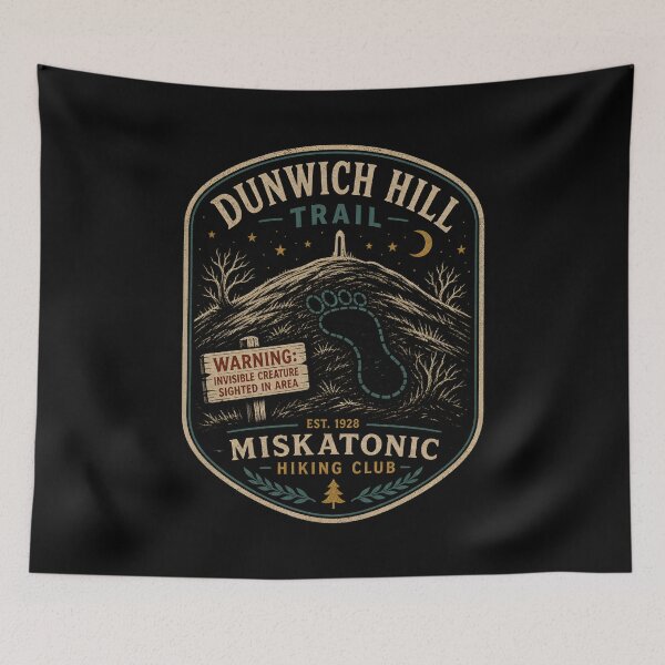 Item preview, Dunwich Hill Trail Miskatonic Hiking Club National Park Patch designed and sold by Fenay Designs.