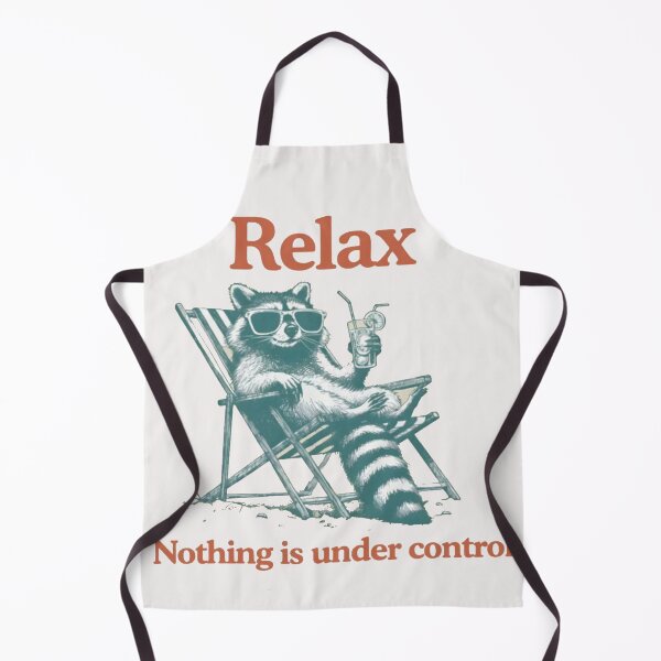 Item preview, Raccoon relax on chair with juice relax nothing is under control designed and sold by Gbriel3.