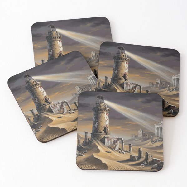 Item preview, Forgotten Desert Lighthouse Ancient Sands of Time designed and sold by DreamyWallVibes.