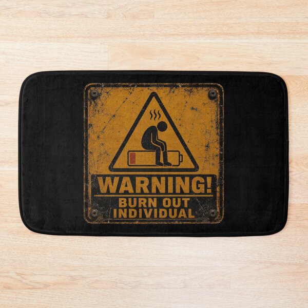 Item preview, SIGNS - Warning burn out individual designed and sold by MetusArt.