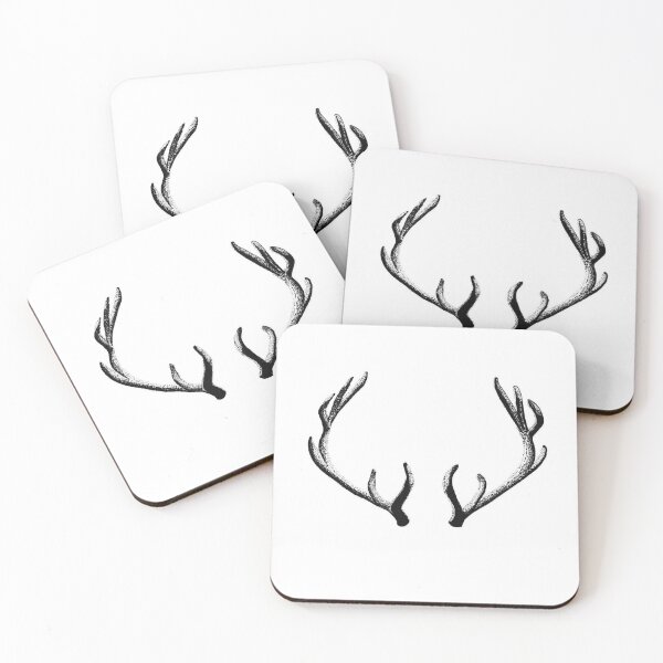 Item preview, Antlers in Pointalism designed and sold by Wild Order.