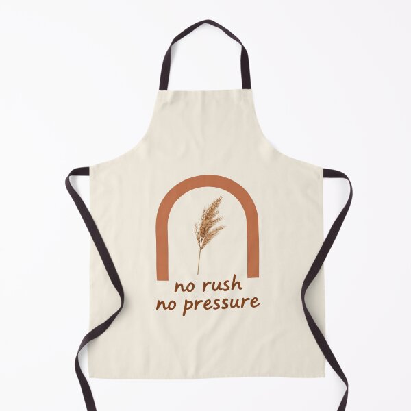 Item preview, No Rush No Pressure – Cozy Minimalist Typography Design designed and sold by CosmicQuietLab.