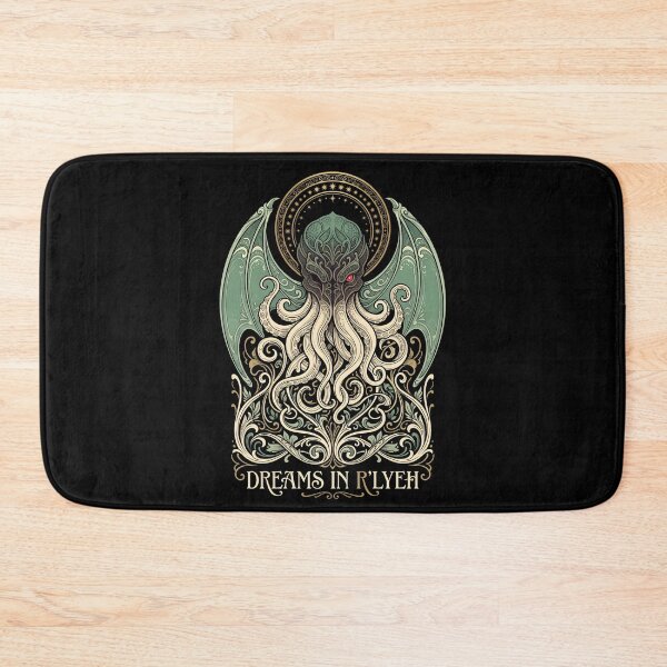 Item preview, Dreams in Rlyeh Cthulhu Art Nouveau Ornate Floral Design designed and sold by Fenay Designs.