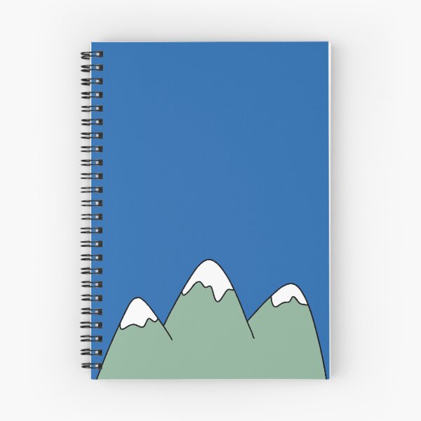 Item preview, Cute Minimalist Snowy Mountain Peaks designed and sold by ubborn.