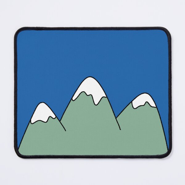 Item preview, Cute Minimalist Snowy Mountain Peaks designed and sold by ubborn.