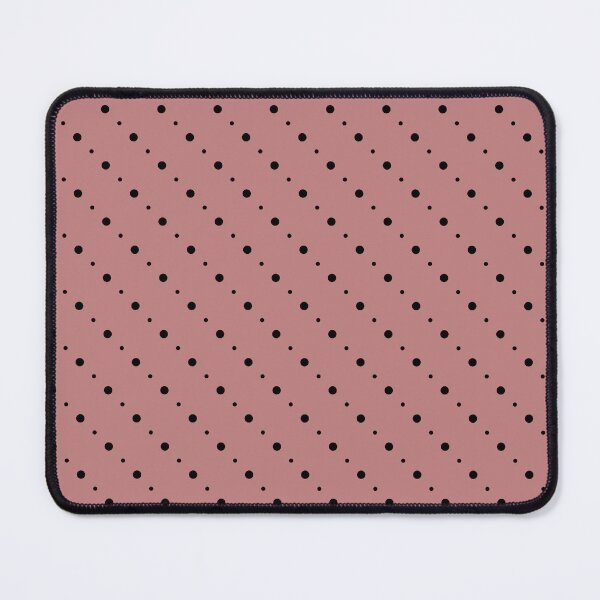 Item preview, Old rose & black diagonal polka dot designed and sold by Mint + Midnight.