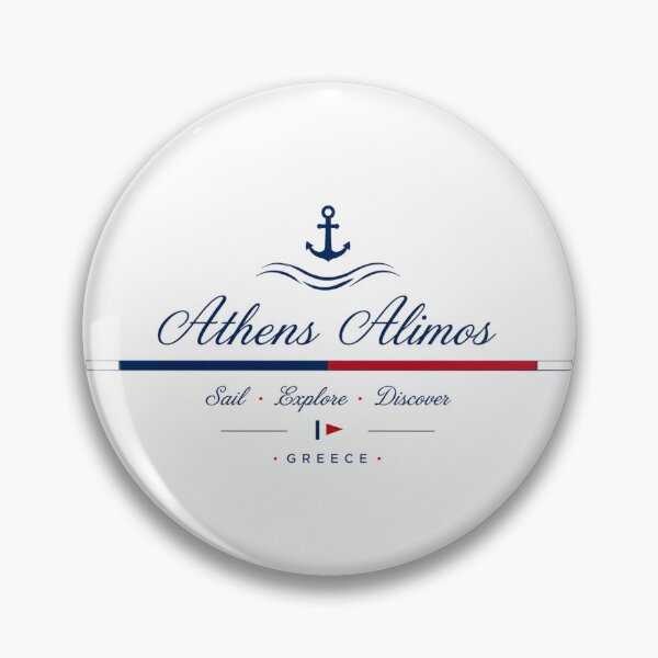 Item preview, Athens Alimos Greece Nautical Vintage Design designed and sold by MWSailingClub.