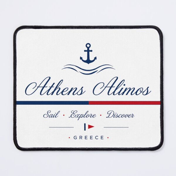 Item preview, Athens Alimos Greece Nautical Vintage Design designed and sold by MWSailingClub.