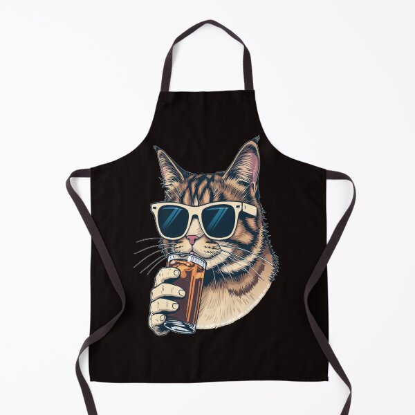 Item preview, Cool Cat Wearing Sunglasses Drinking Iced Coffee designed and sold by HuNDefii.