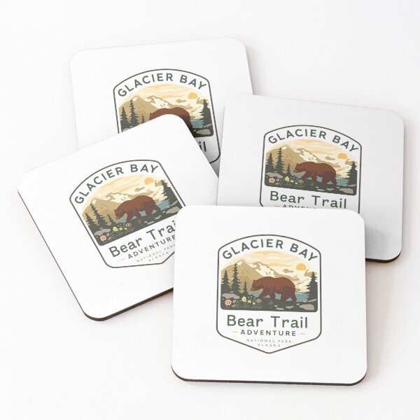 Item preview, Glacier Bay Bear Trail Adventure National Park Alaska Wildlife Explorer Souvenir designed and sold by Simsimah26Parks.