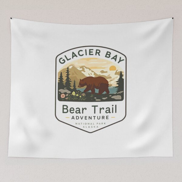 Item preview, Glacier Bay Bear Trail Adventure National Park Alaska Wildlife Explorer Souvenir designed and sold by Simsimah26Parks.