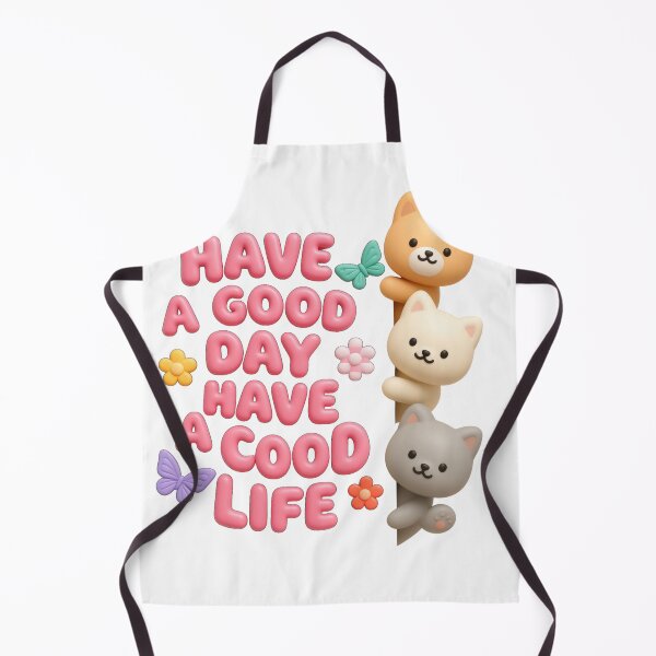 Item preview, Cute Claymorphic Animals Peeking - Have A Good Day Quote designed and sold by thazinart.