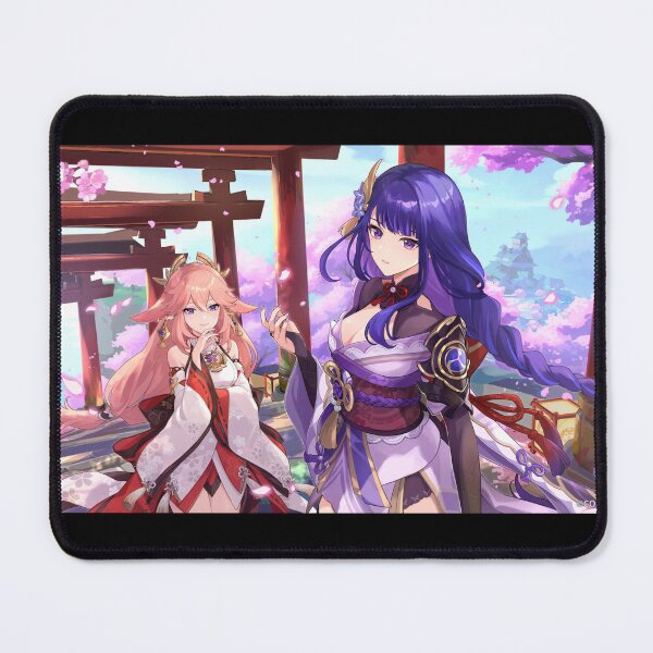 Item preview, Shogun Raiden and Yae Miko designed and sold by Lauwuuh.