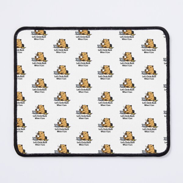 Item preview, Sarcastic Corporate Capybara Let's Circle Back designed and sold by yanejoy.