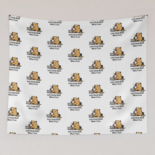 Item preview, Sarcastic Corporate Capybara Let's Circle Back designed and sold by yanejoy.