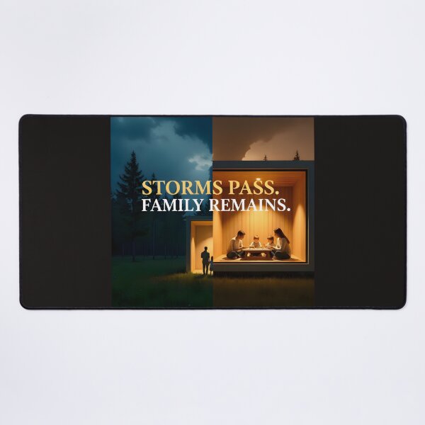 Item preview, Modern Storm Shelter Box: Split-Screen Residential Windstorm Protection Ad designed and sold by Creative-RE.