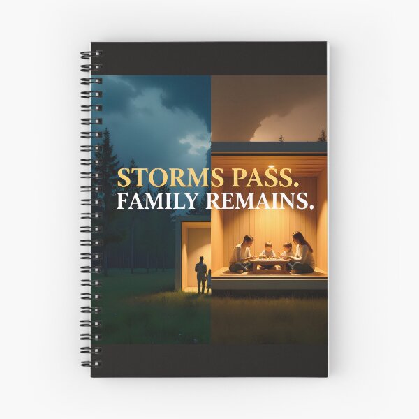 Item preview, Modern Storm Shelter Box: Split-Screen Residential Windstorm Protection Ad designed and sold by Creative-RE.