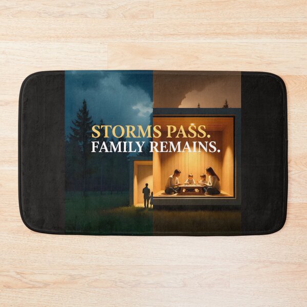 Item preview, Modern Storm Shelter Box: Split-Screen Residential Windstorm Protection Ad designed and sold by Creative-RE.
