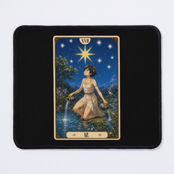 Item preview, Tarot card the star in anime style designed and sold by ProjecTees.