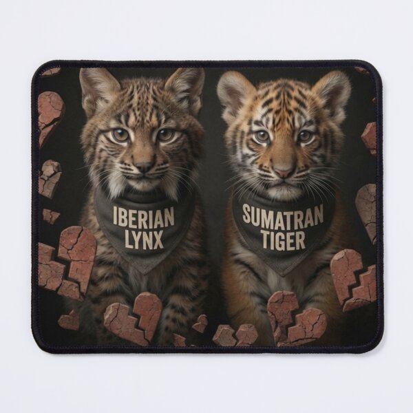 Item preview, Save the Iberian Lynx & Sumatran Tiger Cubs | Endangered Wildlife Conservation Appeal designed and sold by Pioneer Spirit Market.