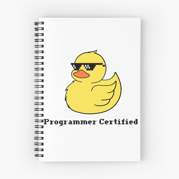 Item preview, Cool Programmer Certified Ducky designed and sold by CrystalLeo.