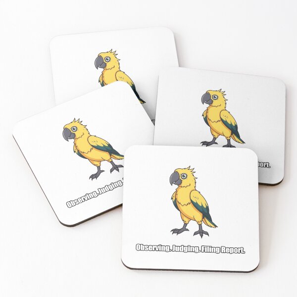 Item preview, Parrot - Observing Judging Filing Report - Funny Parrot Gift designed and sold by pawdrops.