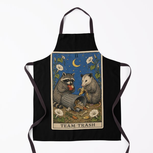Item preview, Team Trash Raccoon Opossum Tarot Card designed and sold by Victor Shadehorn.