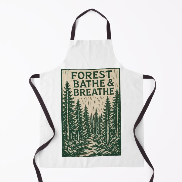 Item preview, Pine Forest Linocut Woodblock Print Art Poster Sticker Nature Craft Print Gift designed and sold by sharifex.