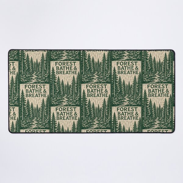 Item preview, Pine Forest Linocut Woodblock Print Art Poster Sticker Nature Craft Print Gift designed and sold by sharifex.