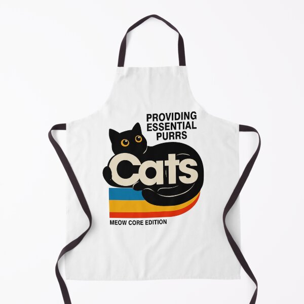 Item preview, Retro Cat 'Cats' Logo | Retro Black Cat Silhouette Minimalist Vintage Design designed and sold by PurrfectHome.