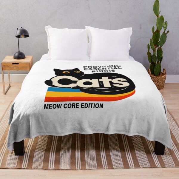 Item preview, Retro Cat 'Cats' Logo | Retro Black Cat Silhouette Minimalist Vintage Design designed and sold by PurrfectHome.