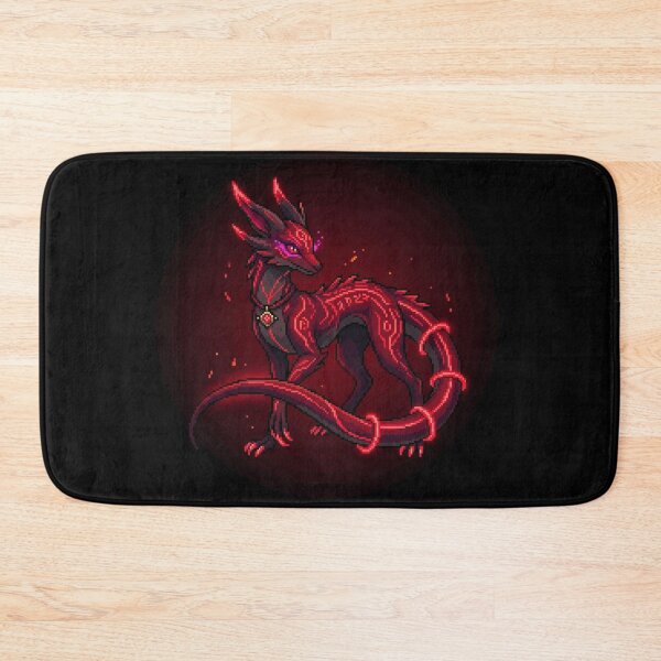 Item preview, Emberveil – Neon Red Arcane Dragon Familiar designed and sold by PixelArcana.