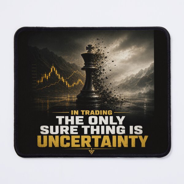 Item preview, In Trading The Only Sure Thing Is Uncertainty designed and sold by PipForgeStudio .