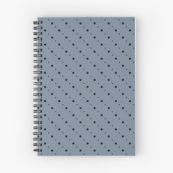 Item preview, Light slate gray & black diagonal polka dot designed and sold by Mint + Midnight.