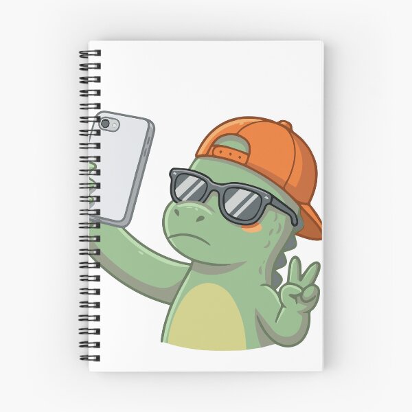 Item preview, Funny T-Rex Dinosaur Taking a Selfie - Cute Prehistoric Art designed and sold by KAISANart.
