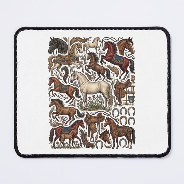 Item preview, Horses pattern designed and sold by snoWorkshop.