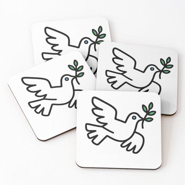 Item preview, dove peace pop art abstract 1234 678 designed and sold by LowEndGraphics.